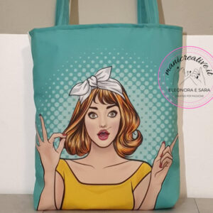 Shopping bag artigianale con design unico